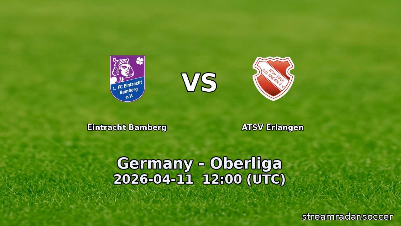 Eintracht Bamberg vs ATSV Erlangen