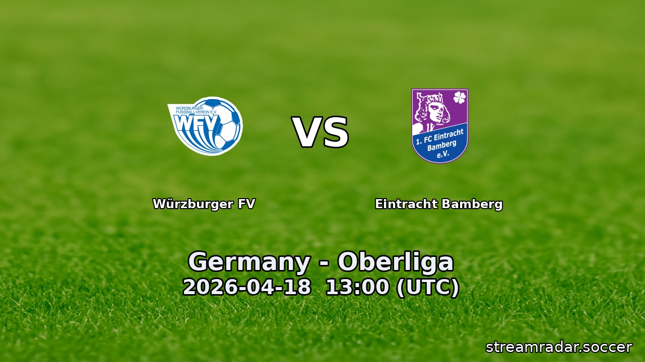 Würzburger FV vs Eintracht Bamberg
