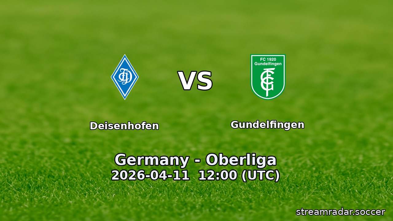 Deisenhofen vs Gundelfingen