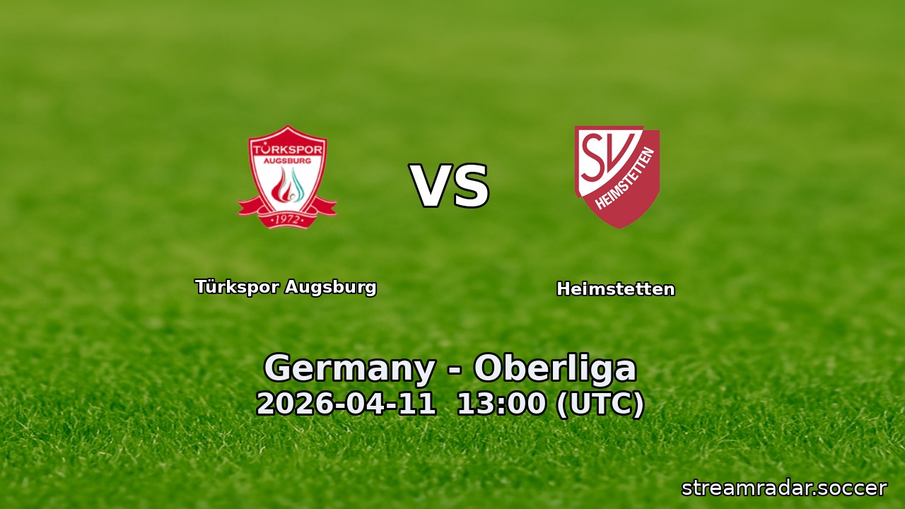 Türkspor Augsburg vs Heimstetten