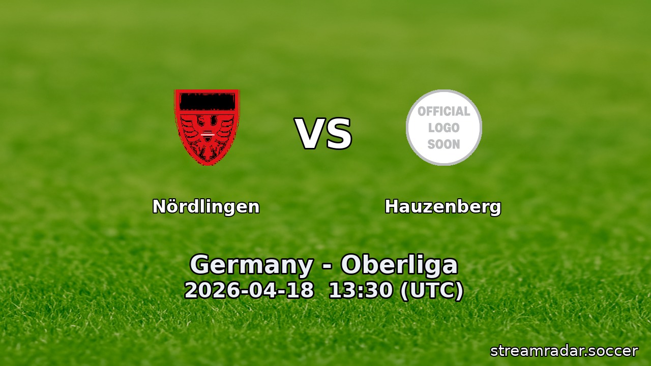 Nördlingen vs Hauzenberg
