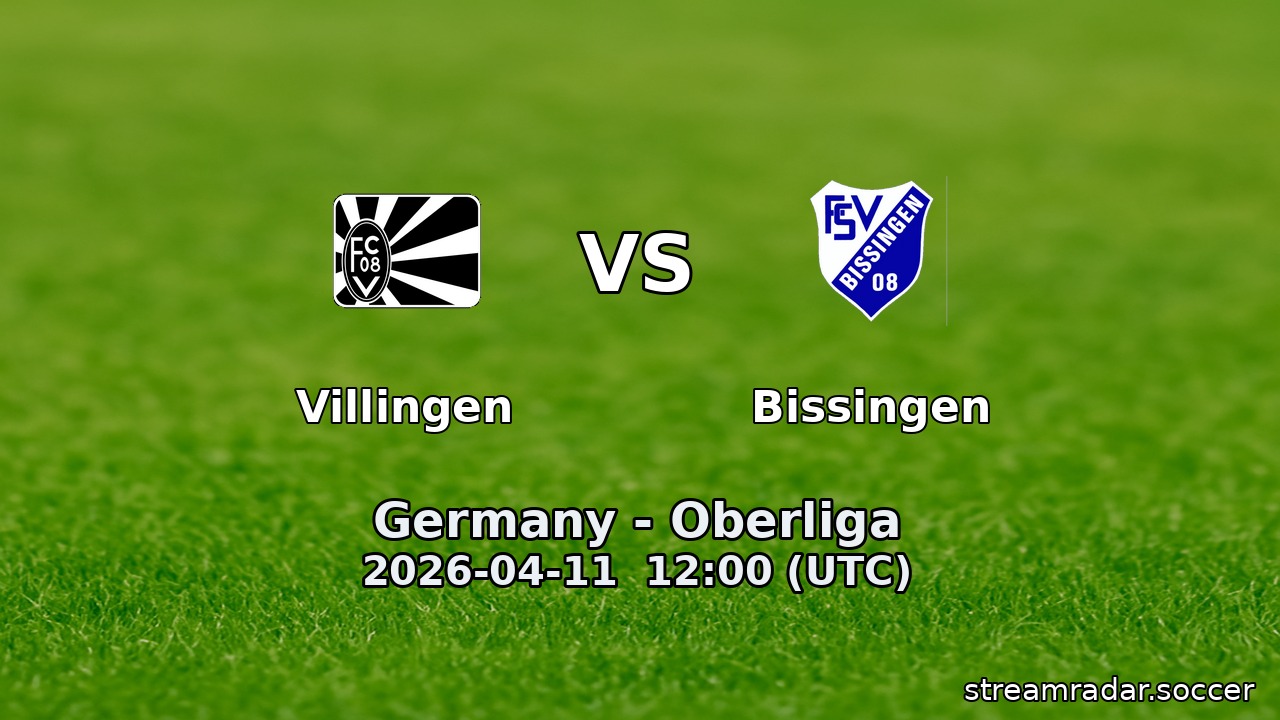 Villingen vs Bissingen