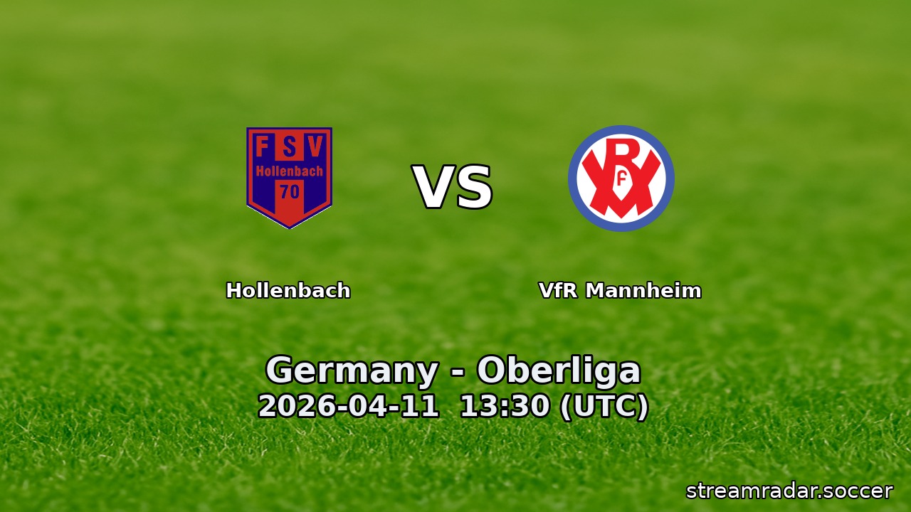 Hollenbach vs VfR Mannheim