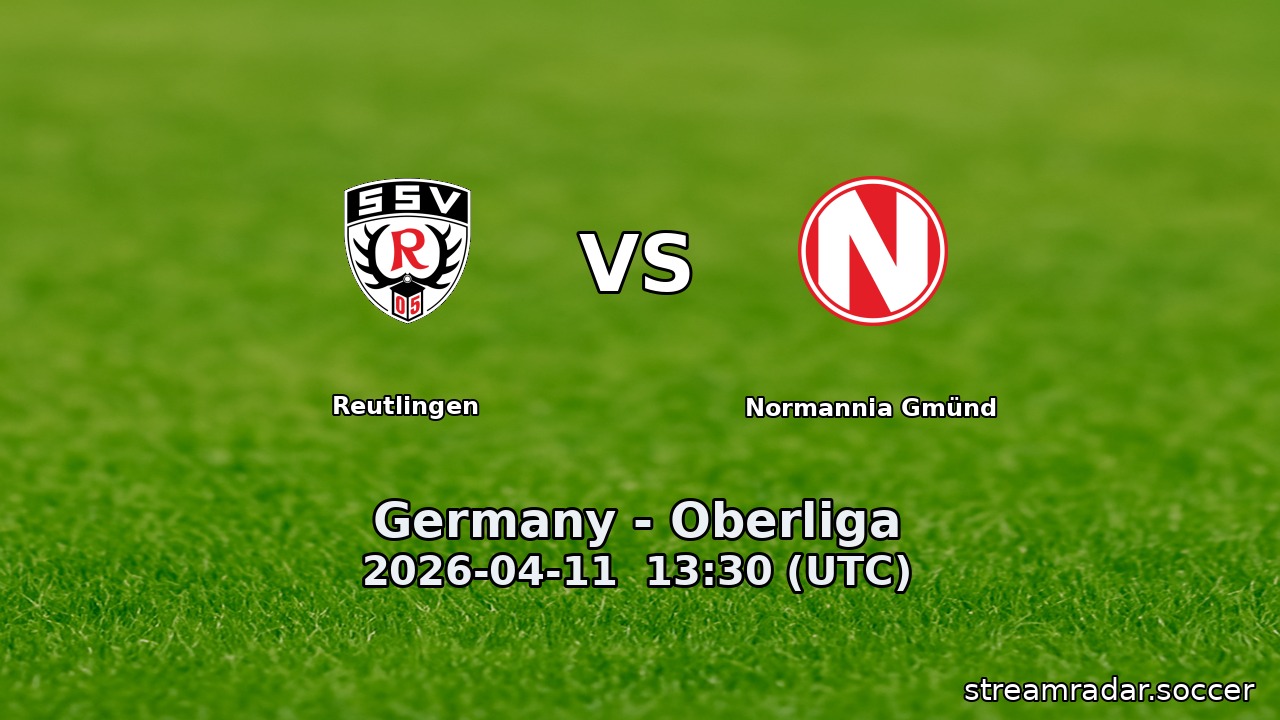 Reutlingen vs Normannia Gmünd