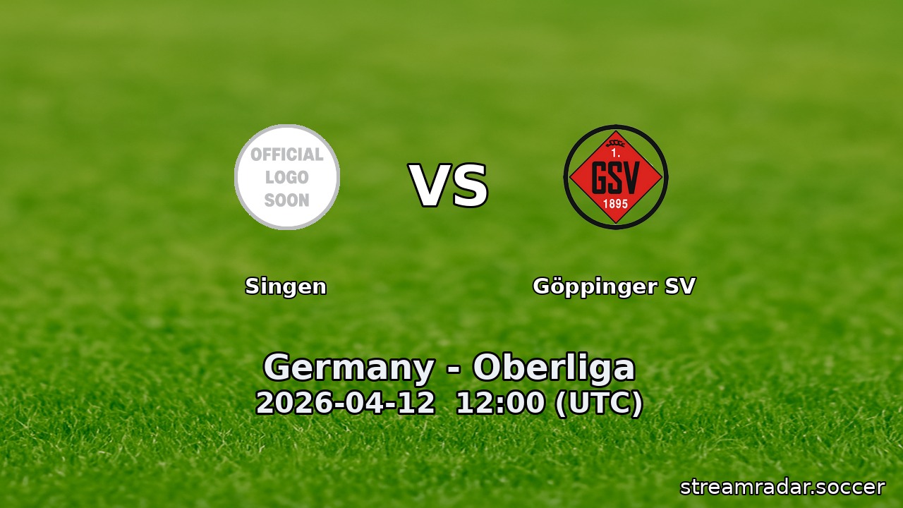 Singen vs Göppinger SV