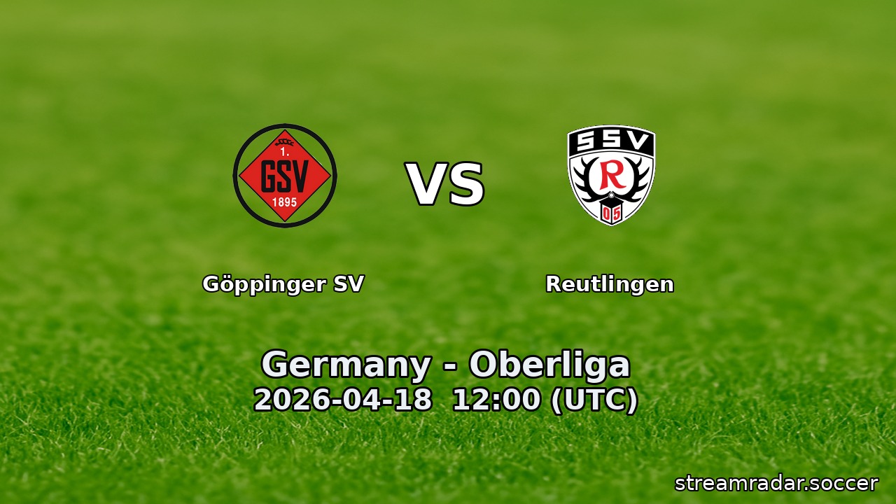 Göppinger SV vs Reutlingen