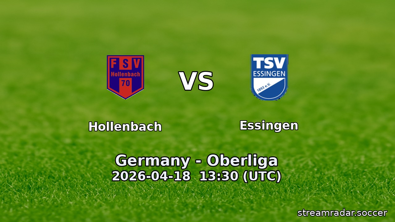 Hollenbach vs Essingen