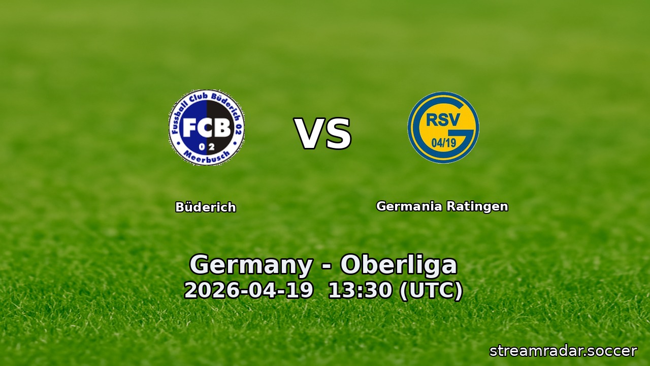 Büderich vs Germania Ratingen