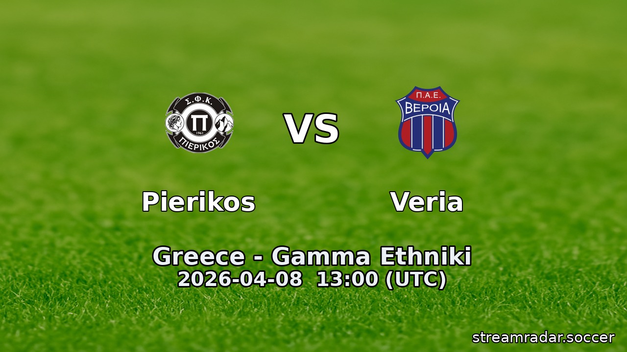 Pierikos vs Veria