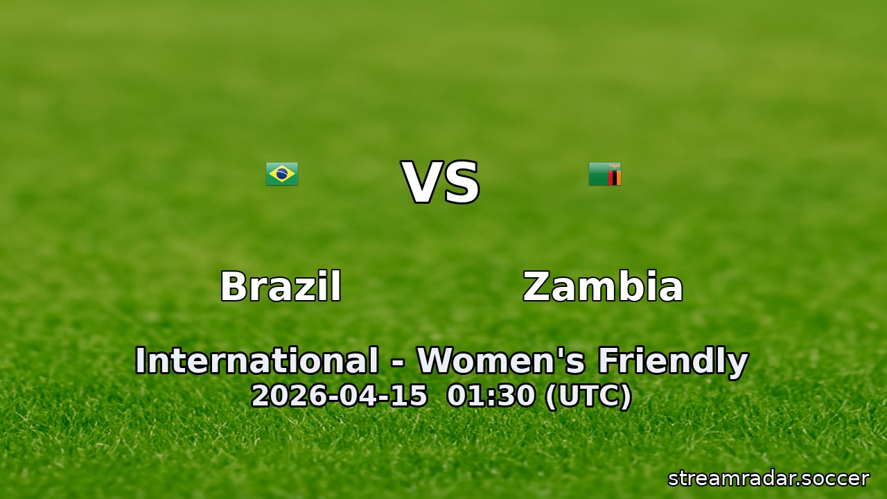 Brazil vs Zambia