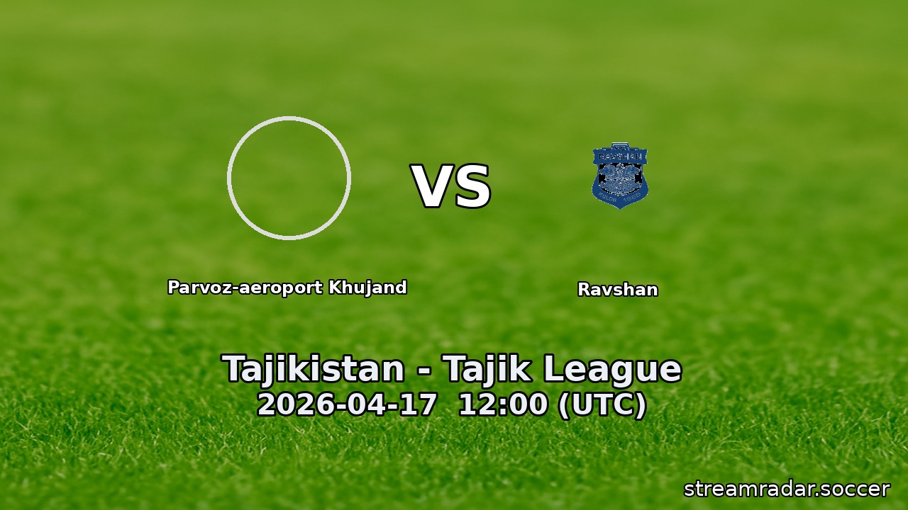 Parvoz-aeroport Khujand vs Ravshan