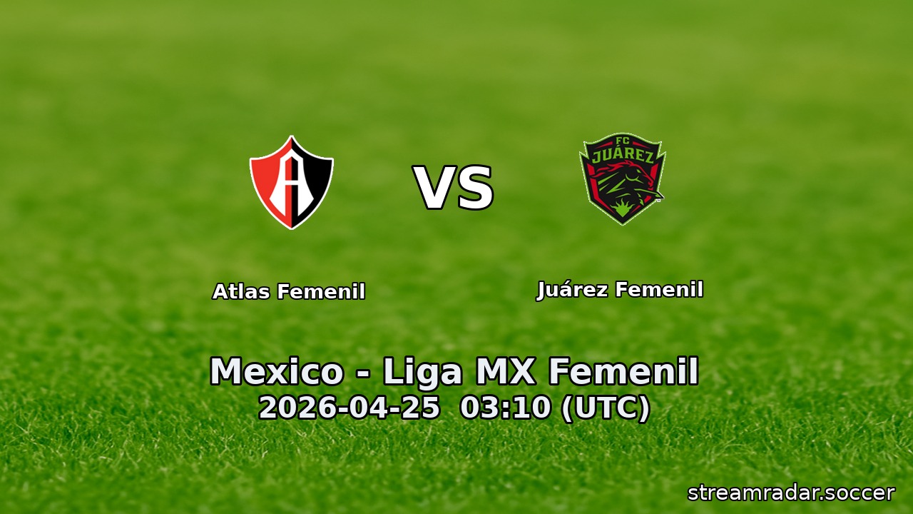 Atlas Femenil vs Juárez Femenil