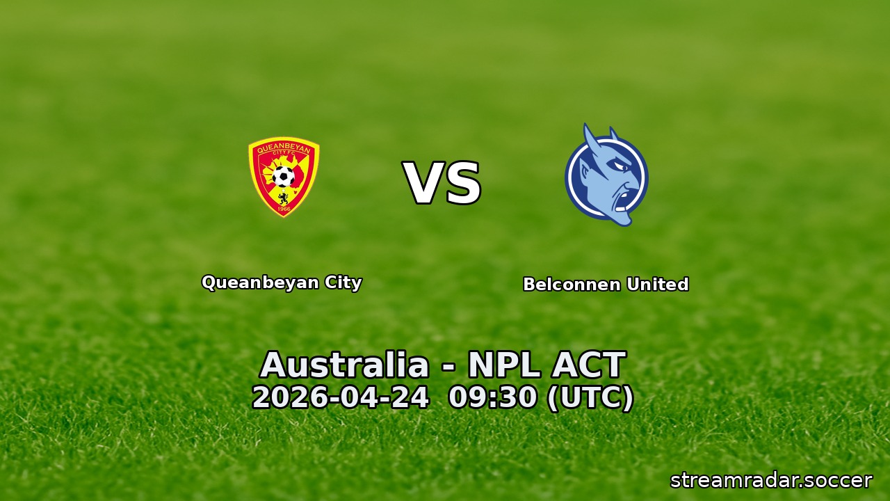 Queanbeyan City vs Belconnen United