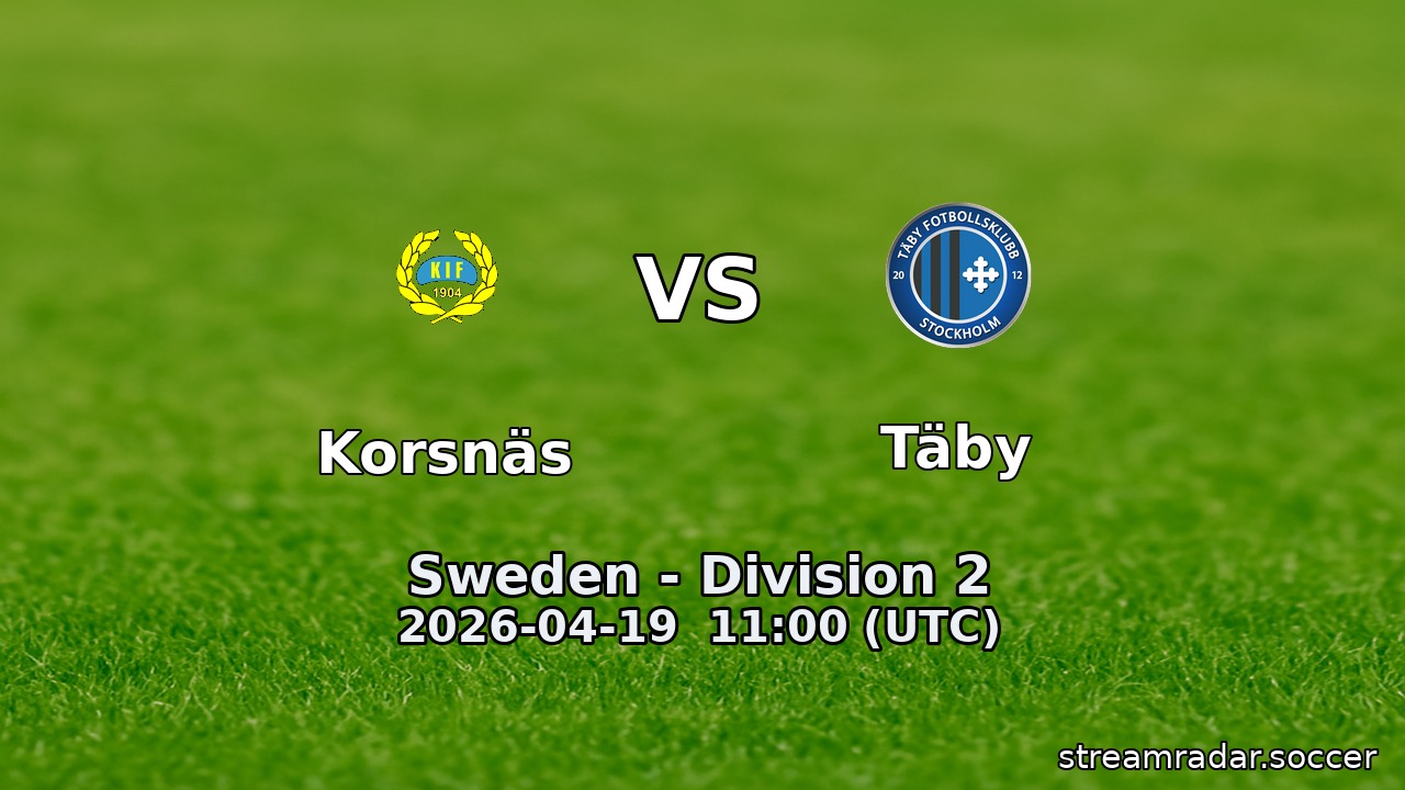 Korsnäs vs Täby