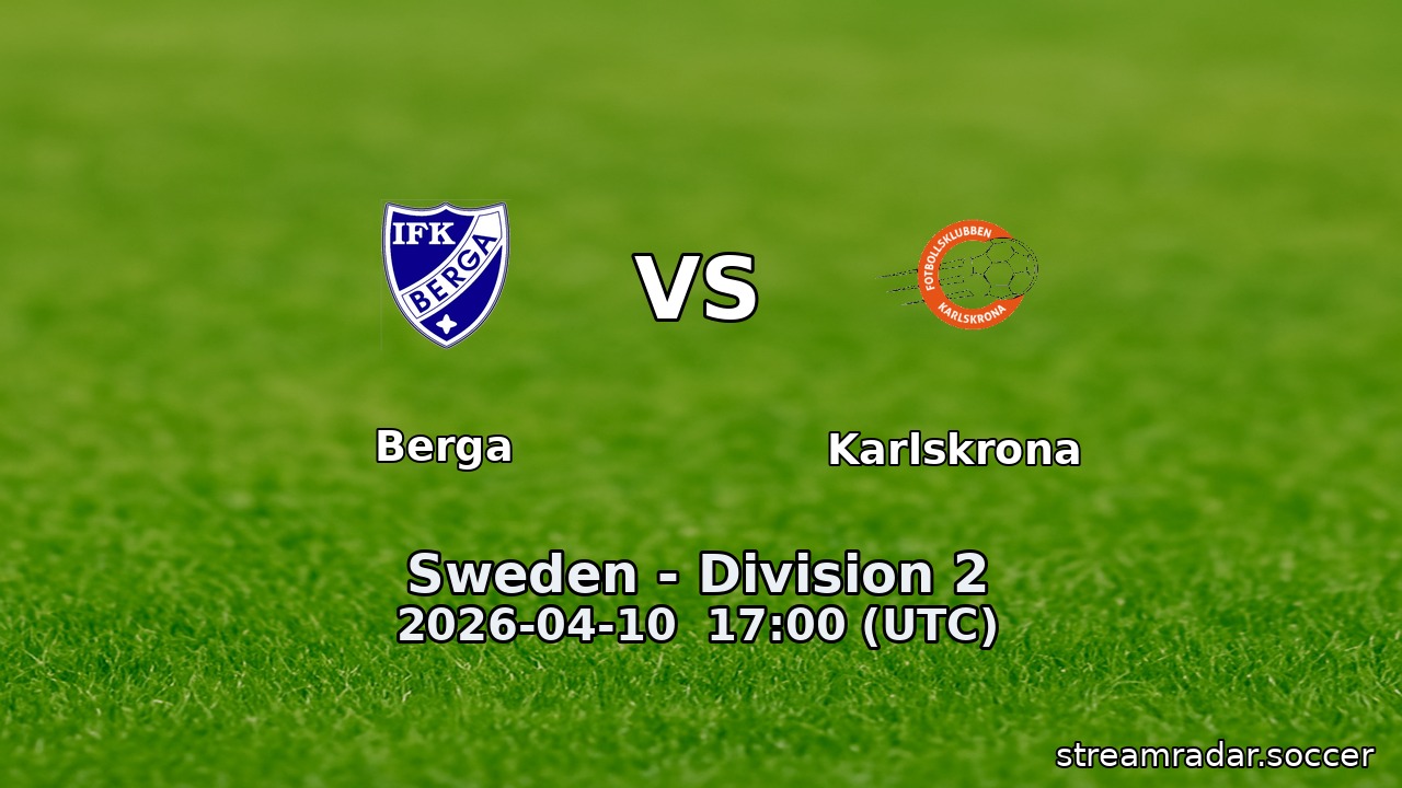 Berga vs Karlskrona