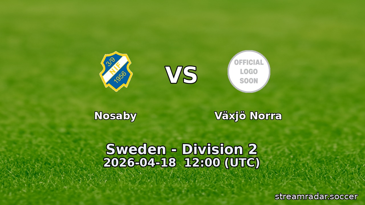 Nosaby vs Växjö Norra