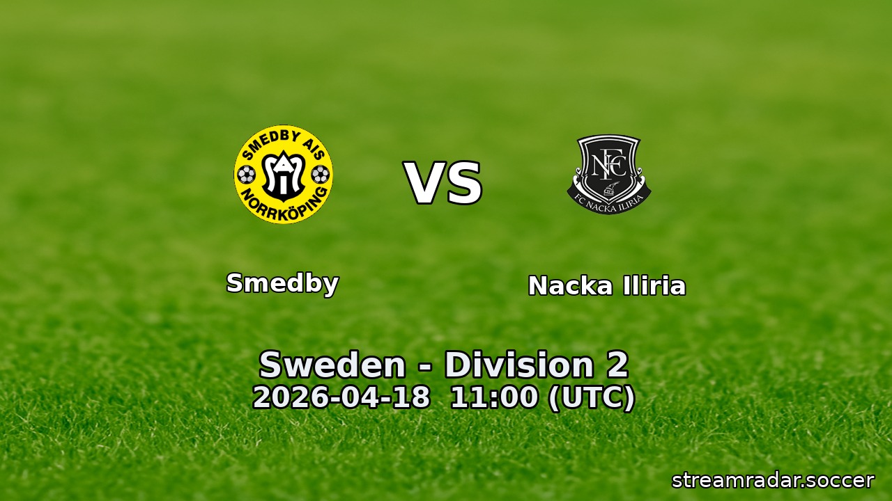 Smedby vs Nacka Iliria