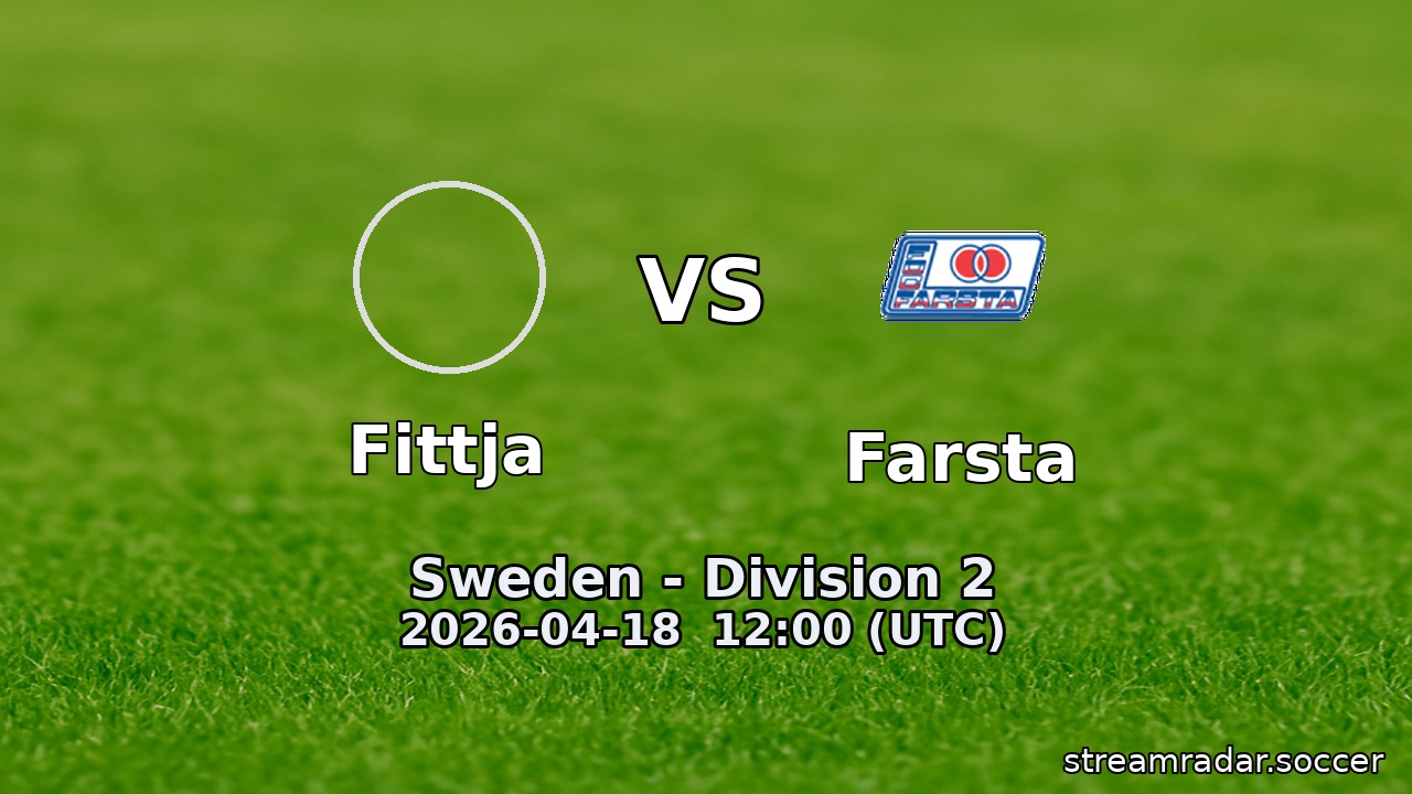 Fittja vs Farsta