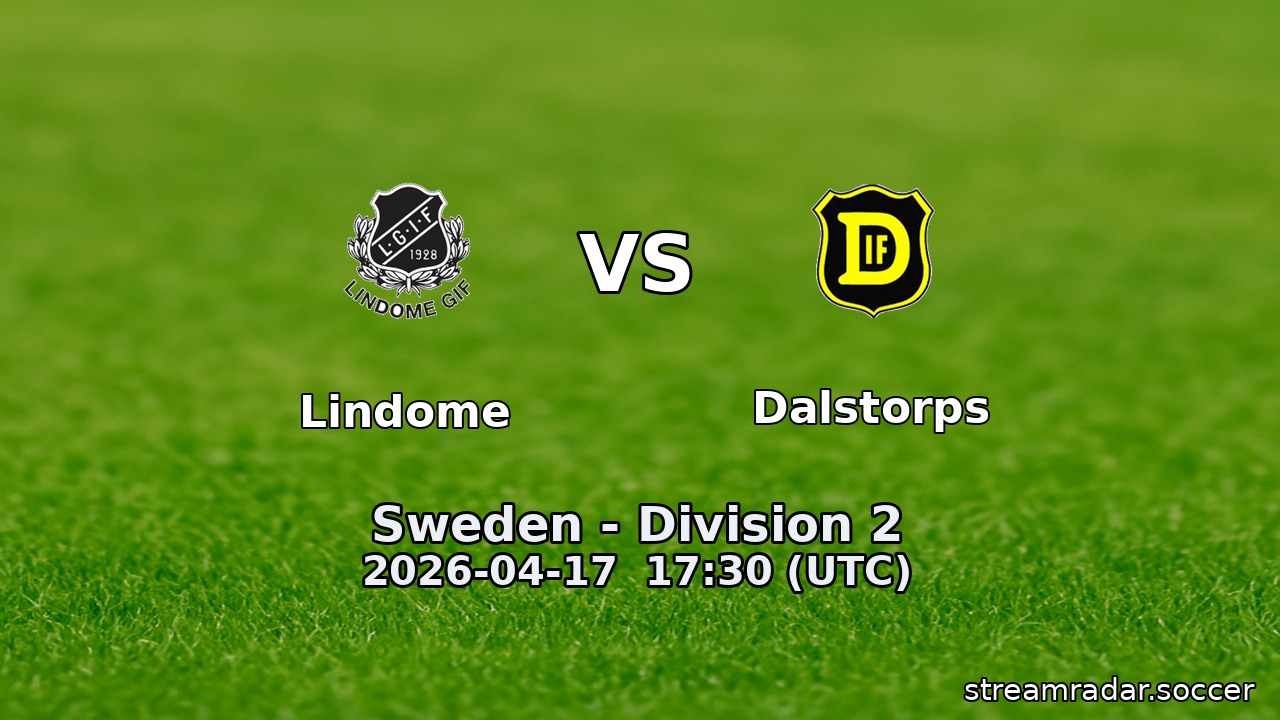 Lindome vs Dalstorps