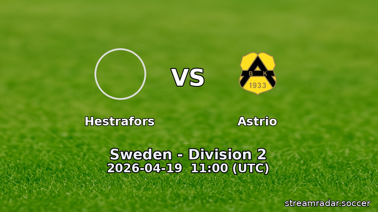 Hestrafors vs Astrio