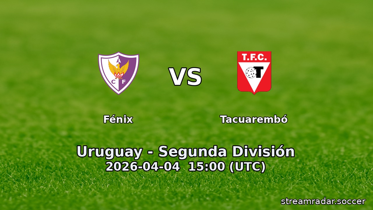 Fénix vs Tacuarembó