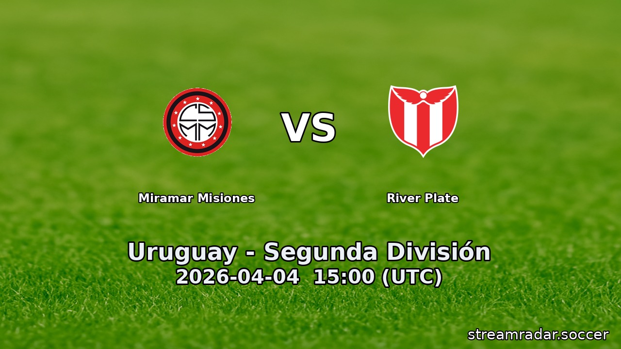 Miramar Misiones vs River Plate