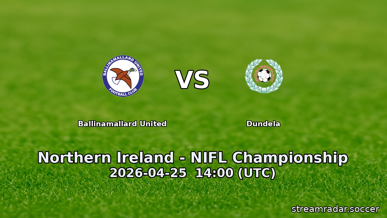 Ballinamallard United vs Dundela