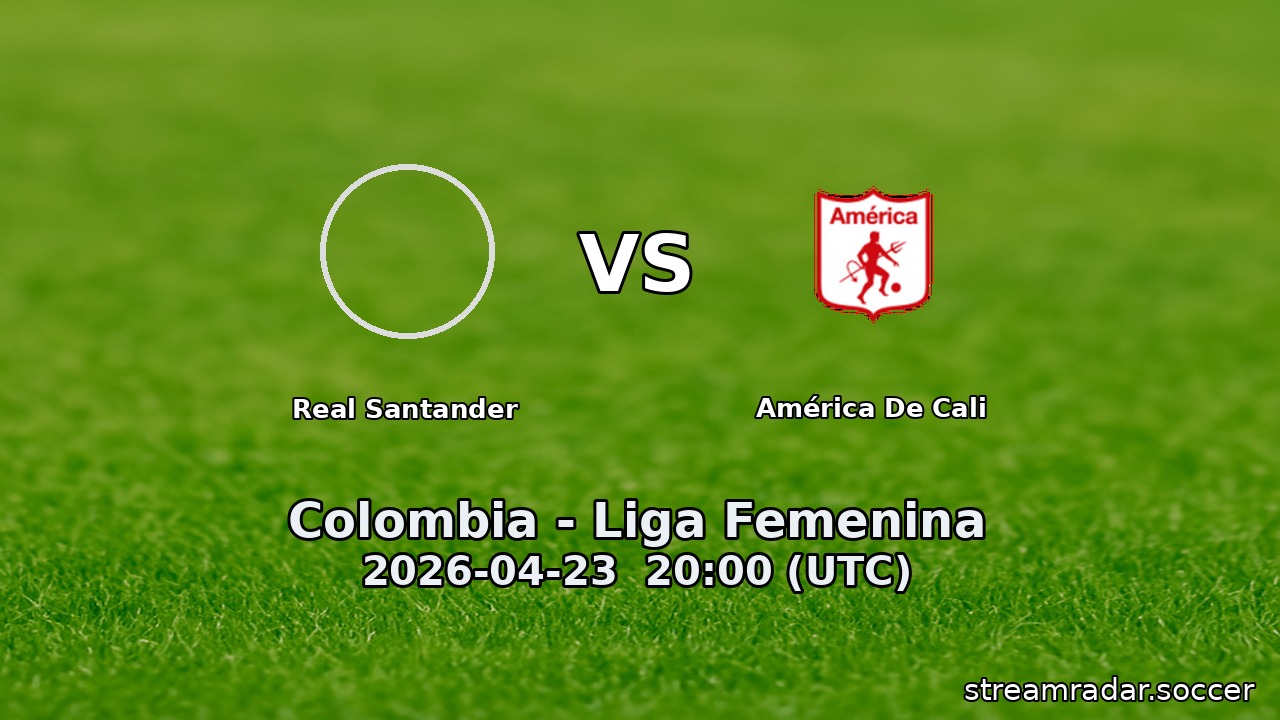 Real Santander vs América De Cali