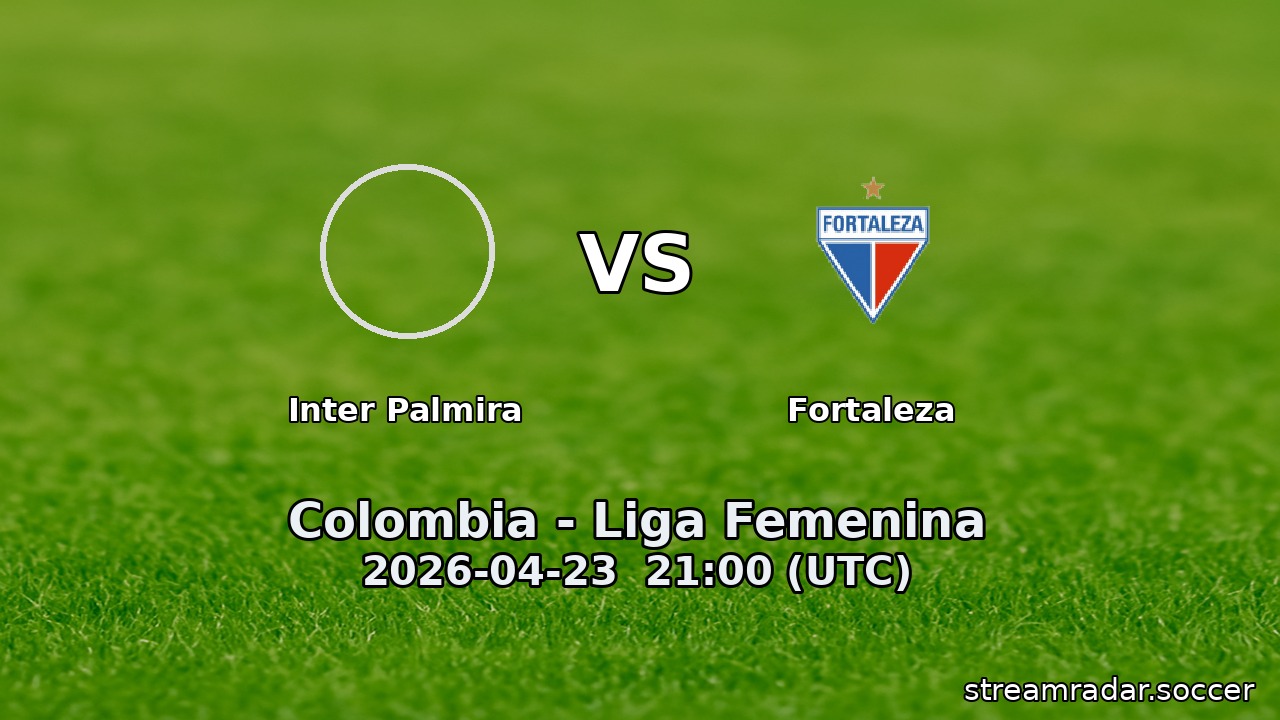 Inter Palmira vs Fortaleza