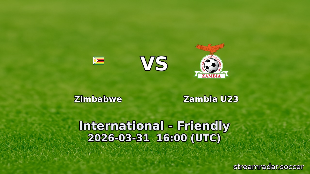 Zimbabwe vs Zambia U23