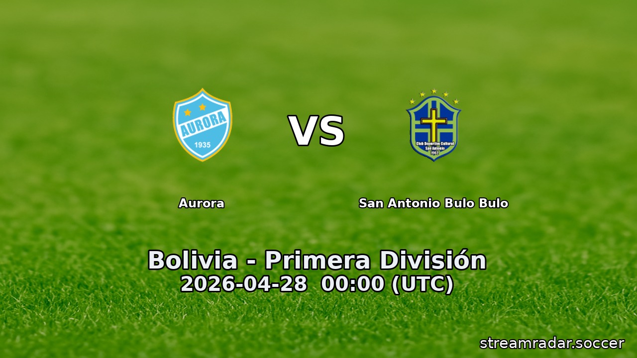 Aurora vs San Antonio Bulo Bulo