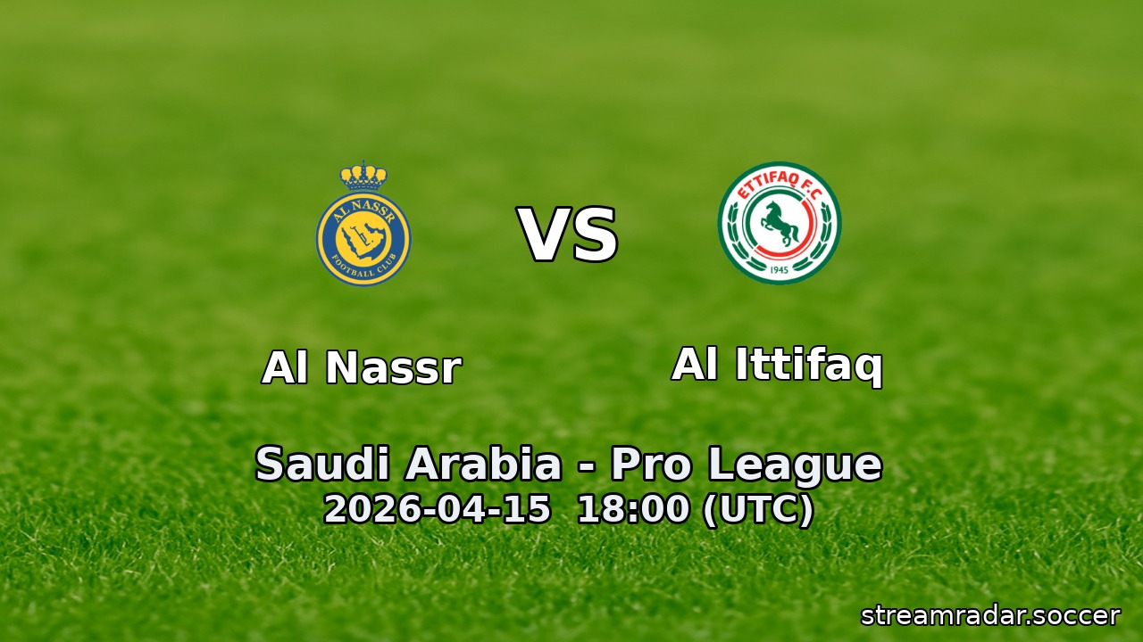 Al Nassr vs Al Ittifaq