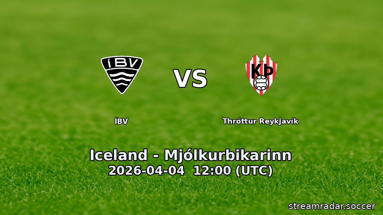 ÍBV vs Thróttur Reykjavík