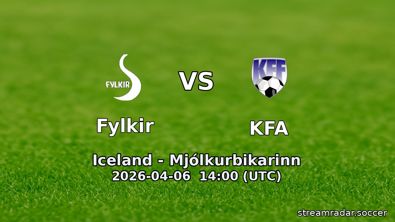Fylkir vs KFA