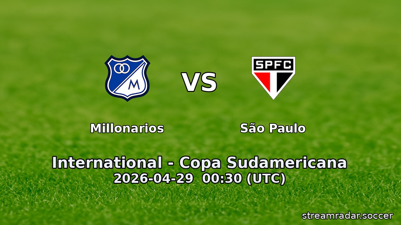 Millonarios vs São Paulo