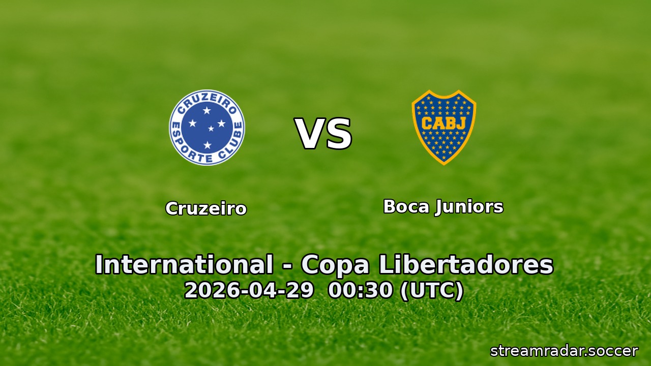 Cruzeiro vs Boca Juniors