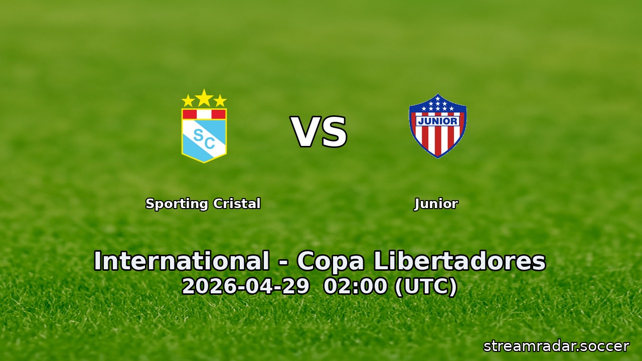 Sporting Cristal vs Junior