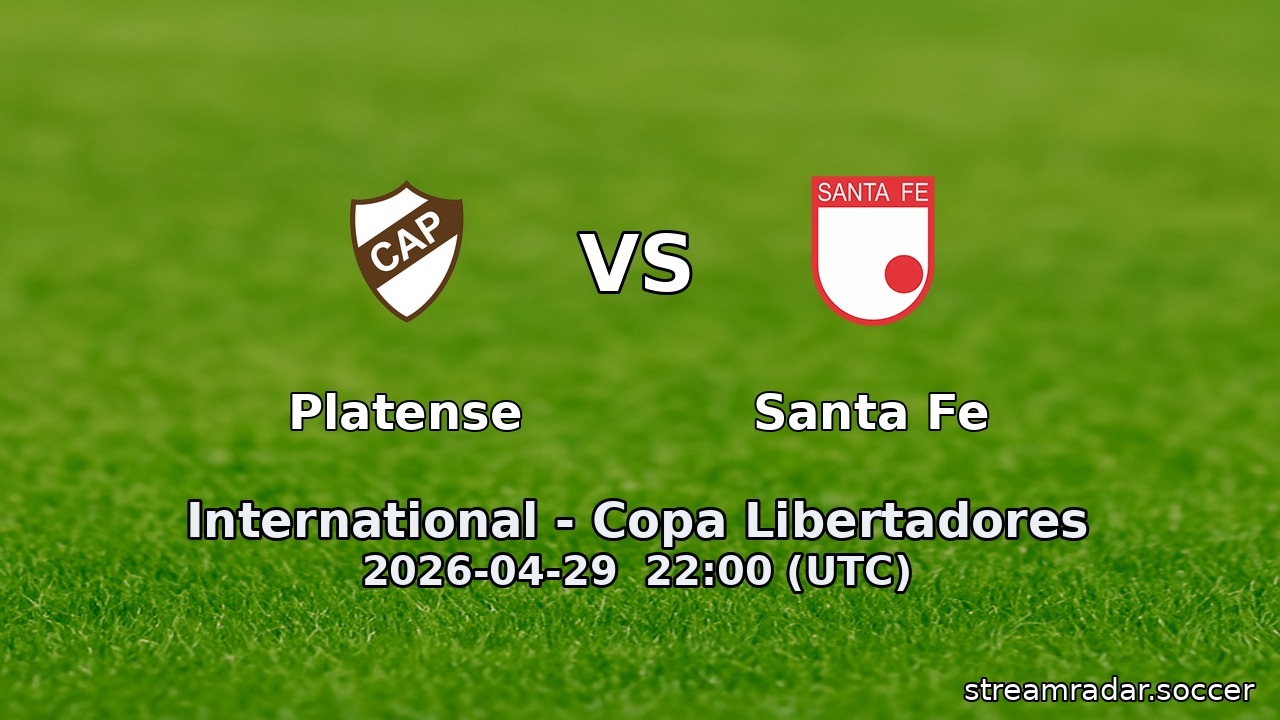 Platense vs Santa Fe