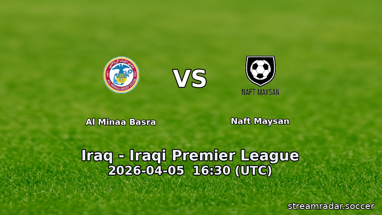 Al Minaa Basra vs Naft Maysan