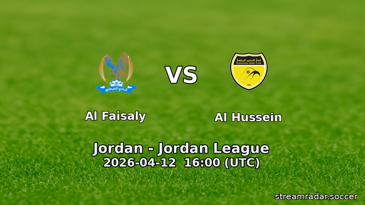 Al Faisaly vs Al Hussein