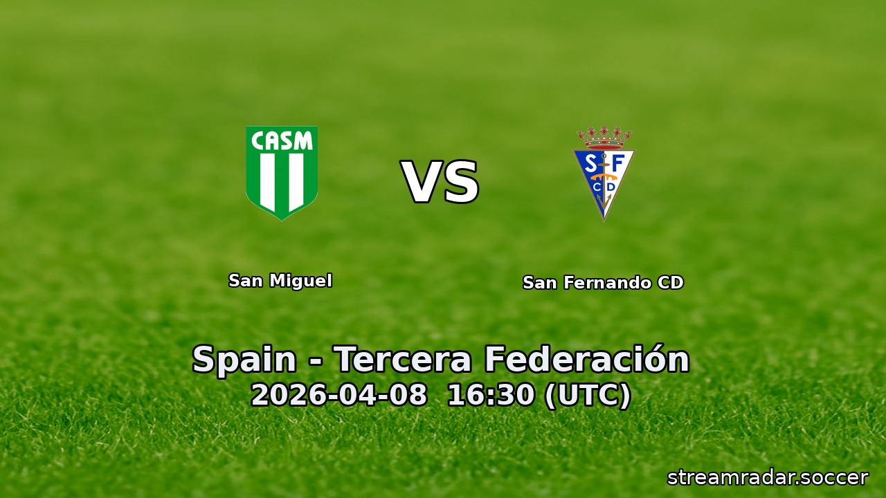 San Miguel vs San Fernando CD