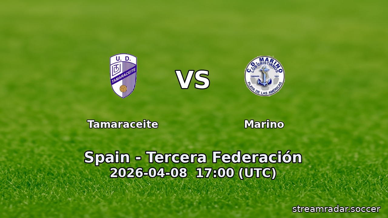 Tamaraceite vs Marino