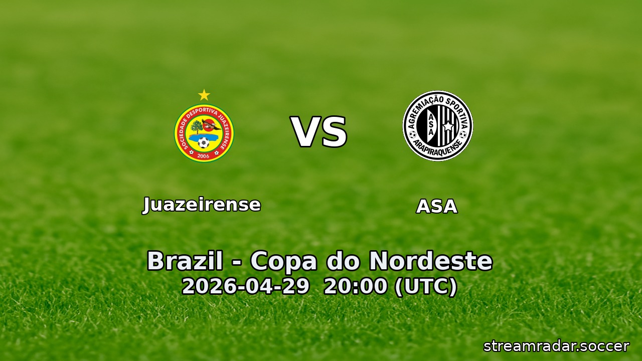 Juazeirense vs ASA