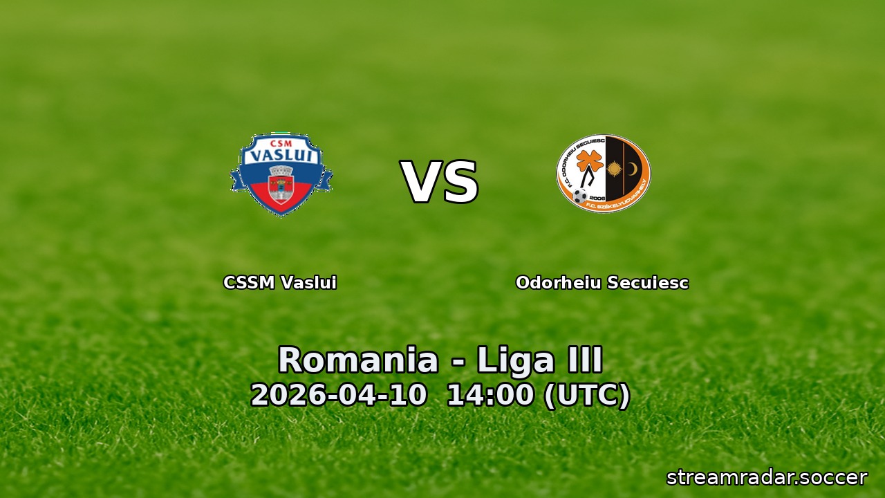 CSSM Vaslui vs Odorheiu Secuiesc