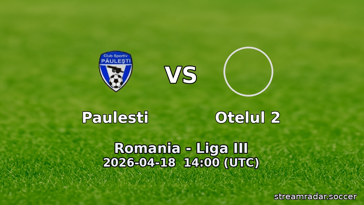 Paulesti vs Otelul 2