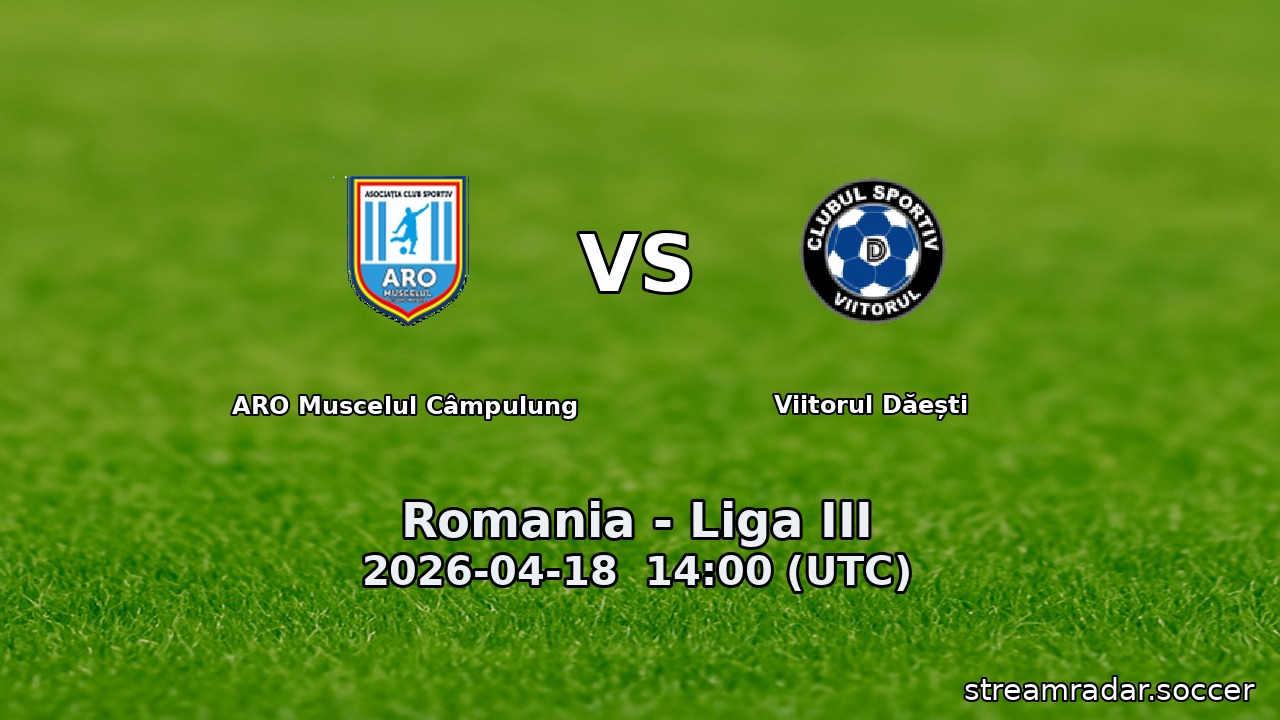 ARO Muscelul Câmpulung vs Viitorul Dăești