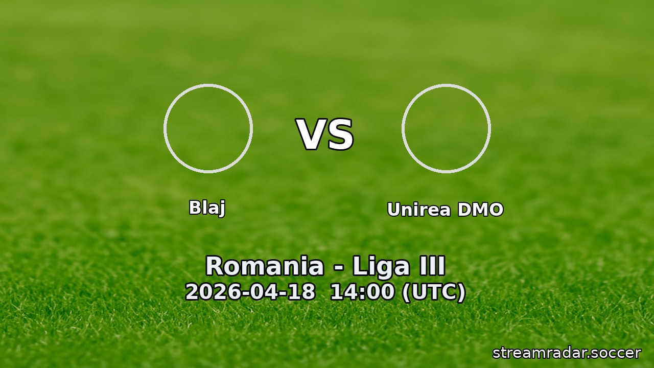 Blaj vs Unirea DMO