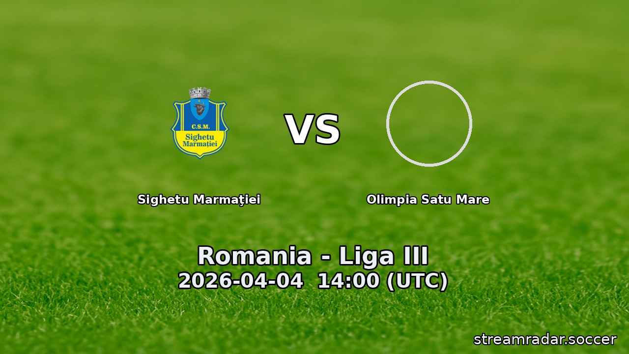 Sighetu Marmaţiei vs Olimpia Satu Mare