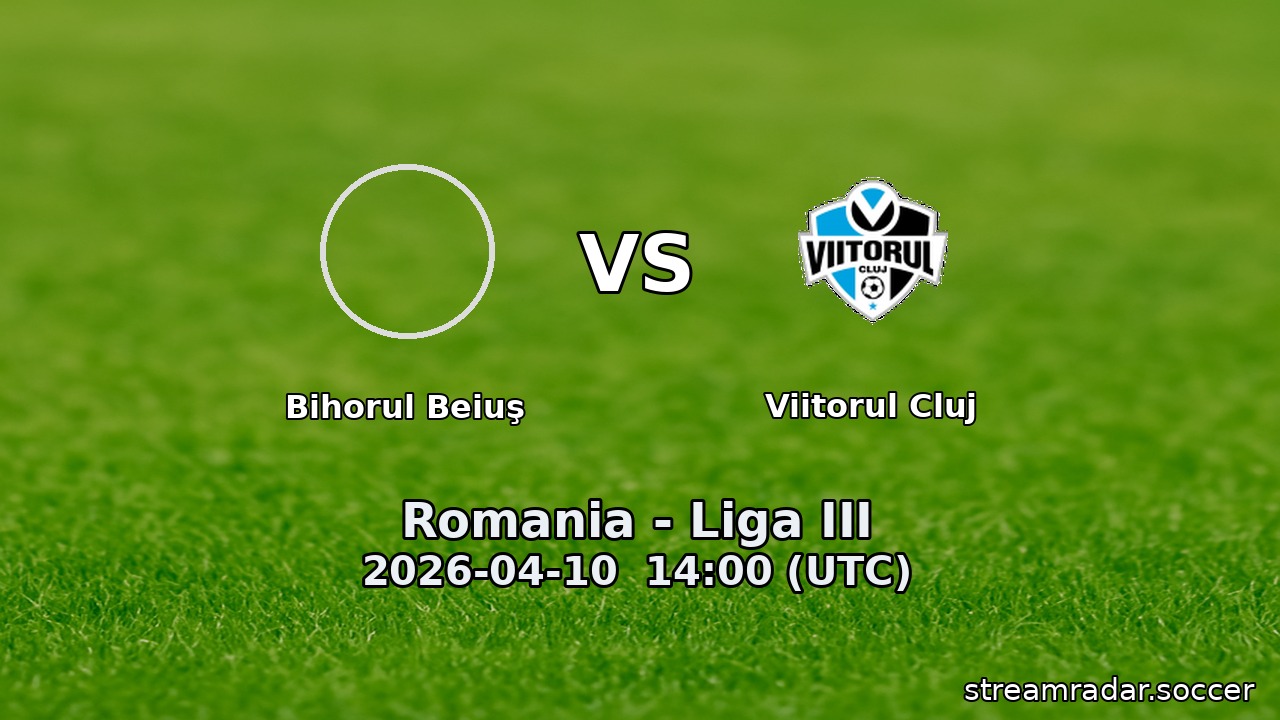 Bihorul Beiuş vs Viitorul Cluj