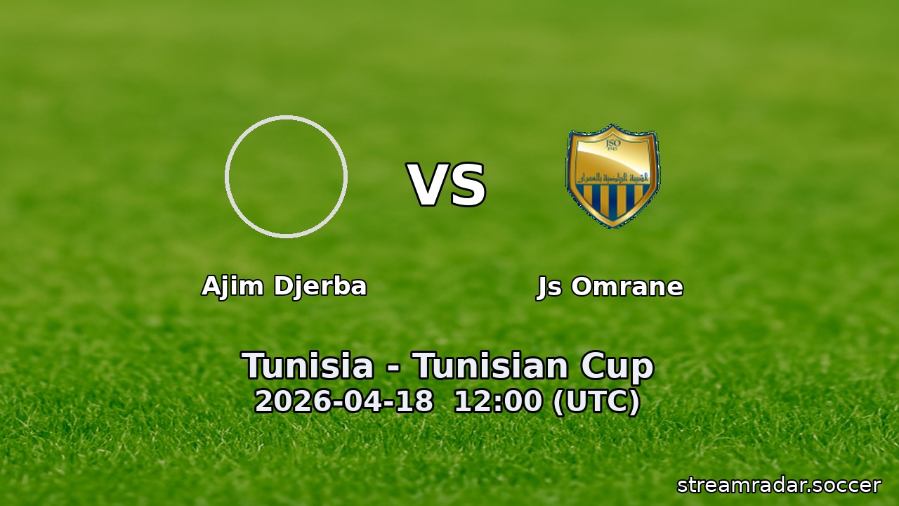 Ajim Djerba vs Js Omrane